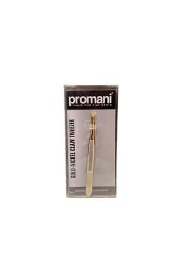 Promani Pr-918 Yarı Altın Nikel Düz Uçlu Cımbız PR-918 - 1