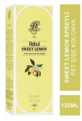 Rebul Sweet Lemon Spreyli Pet Şişe Kolonya 125 ml - 1