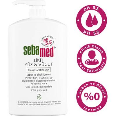 Sebamed Likit Yüz & Vücut Temizleme Jeli 1000 ml - 3