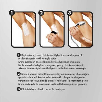 Sesu Tüy Dökücü Krem For Men 100 ml - 3