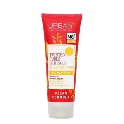 Urban Care Hibiscus&shea Butter Kıvırcık Ve Dalgalı Saçlara Özel Saç Kremi Sülfatsız 250ml - 1