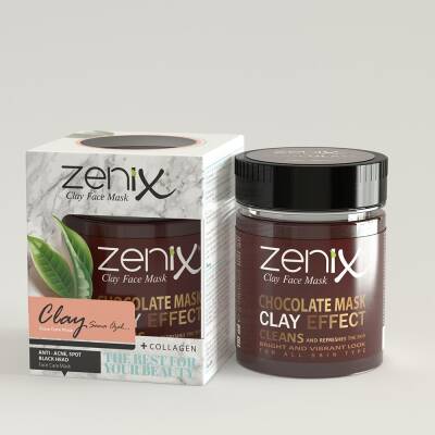 Zenix Çikolata Killi Yüz Maskesi 190gr - 1